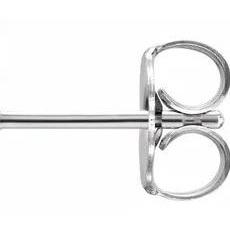 Lustrous Halo Embellished Half Hoop Earrings