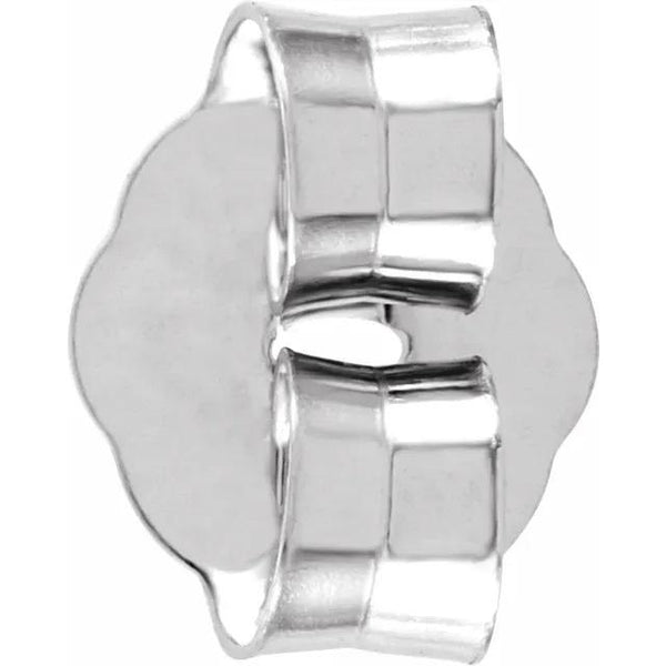 Lustrous Halo Embellished Half Hoop Earrings