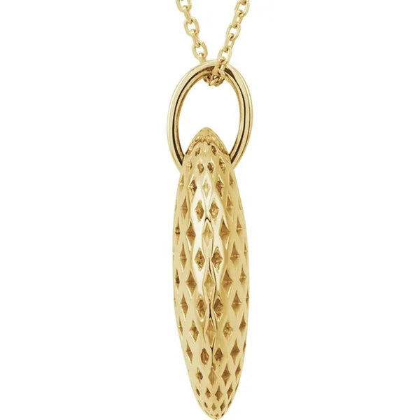 Gold Crochet Necklace