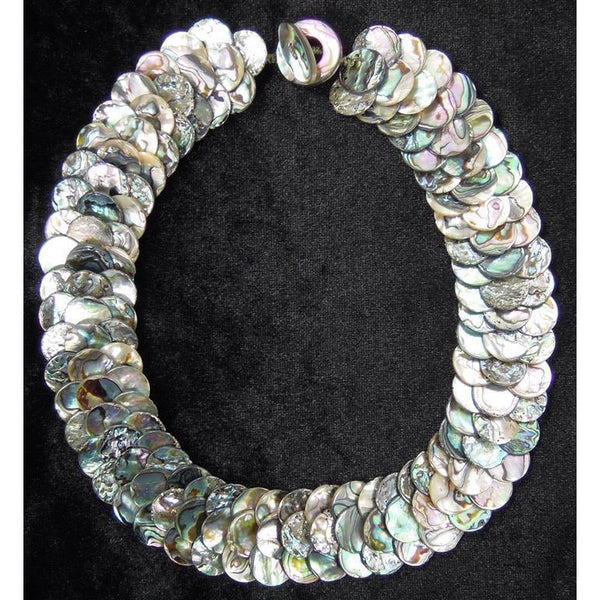 Head-Turning Abalone Collar Necklace