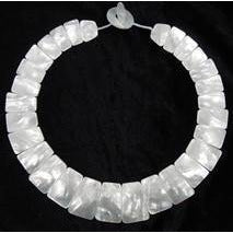 Jabot Mother of Pearl Necklace