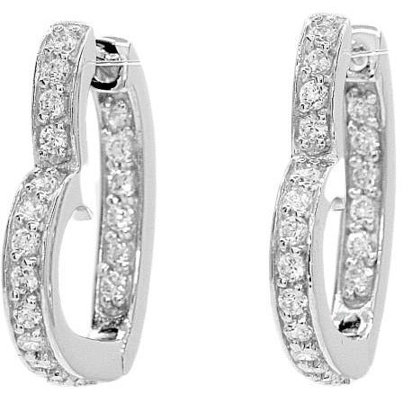 All About Love Inside-Outside Heart Earrings