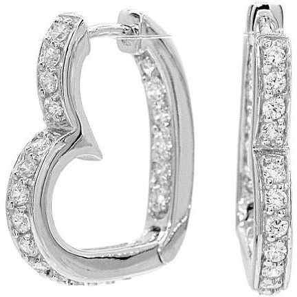 All About Love Inside-Outside Heart Earrings