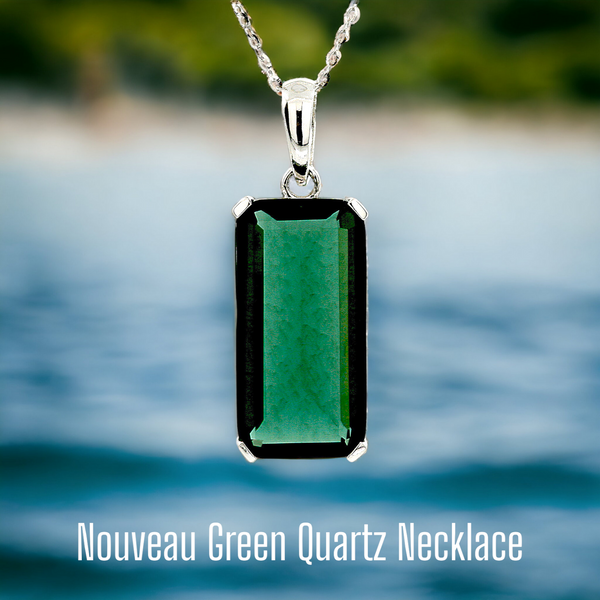 Nouveau Green Quartz Necklace