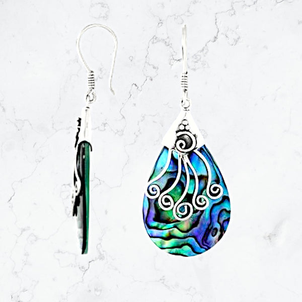 Medusa Abalone Earrings