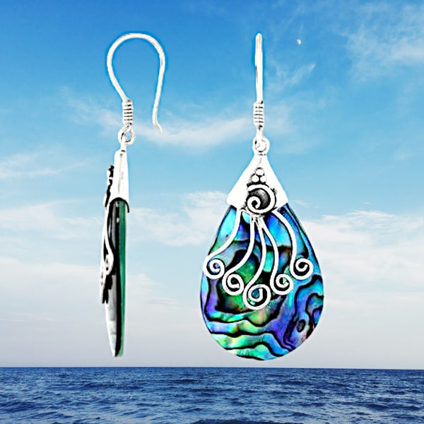 Medusa Abalone Earrings