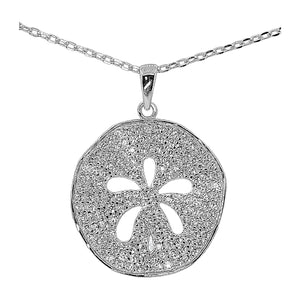 Shimmering Sand Dollar Necklace