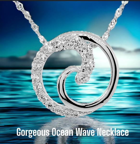 Ocean Wave Necklace