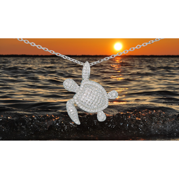 Dazzling Turtle Necklace