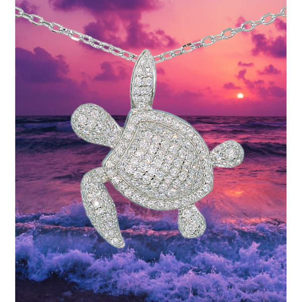 Dazzling Turtle Necklace