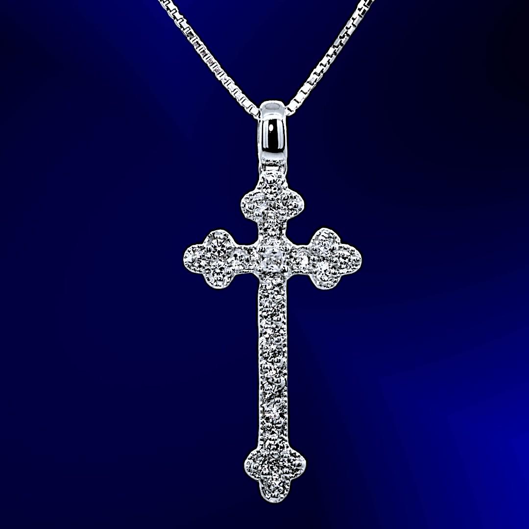 Sacred Italian Baroque Cross Necklace – Argenti Designer
