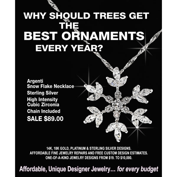 Ice Snowflake Necklace