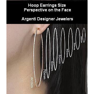 French Twist Hoop Earrings