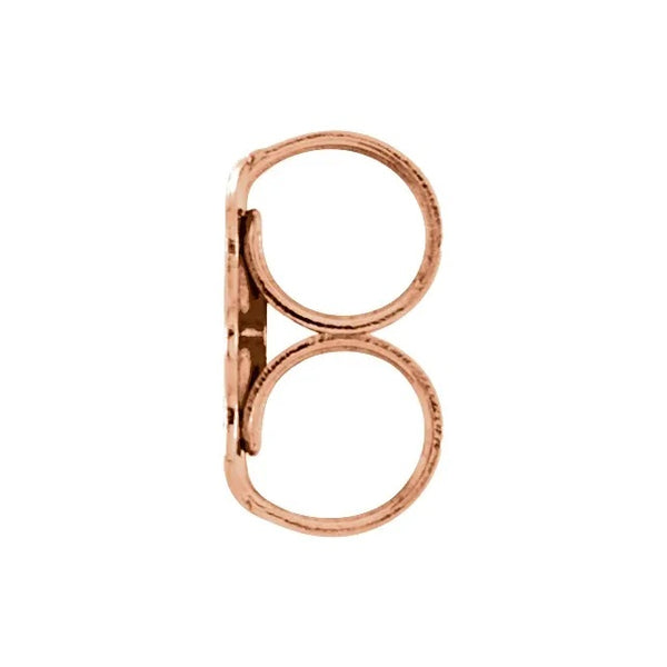Diamond & Rose Gold Nest Earrings