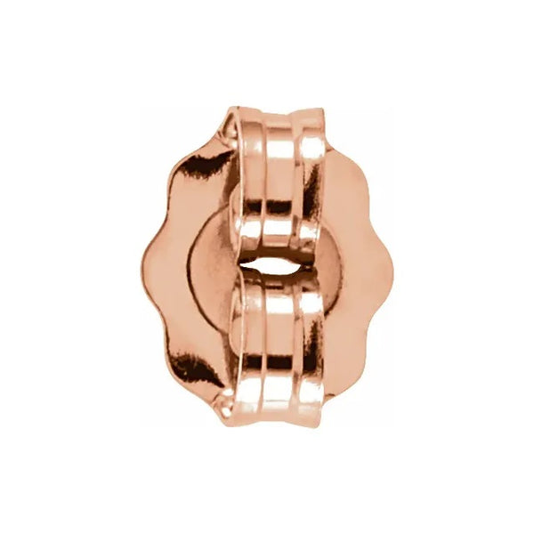 Diamond & Rose Gold Nest Earrings