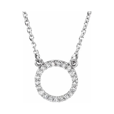 Diamond Circular Necklace