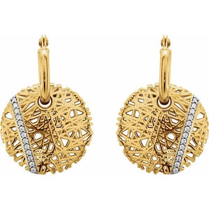 Diamond Nest Earrings