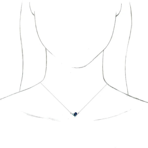 Sapphire & Diamonds Oceanic Necklace