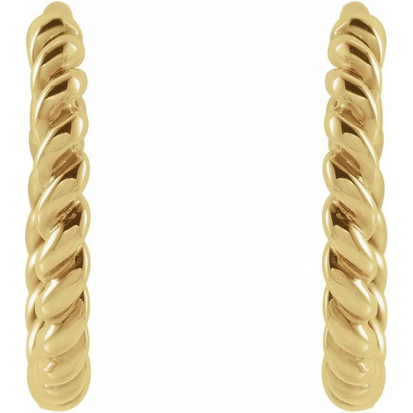 Twisted Rope Hoop Earrings Hoop Earrings
