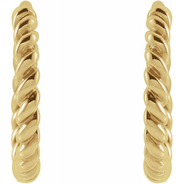 Twisted Rope Hoop Earrings Hoop Earrings