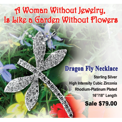 Dragon Fly Necklace - Argenti Designer Jewelers