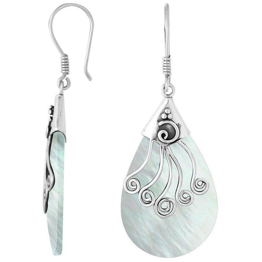 Athena Mother of Pearl Earrings