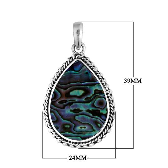 Classica Pear Shape Abalone Necklace