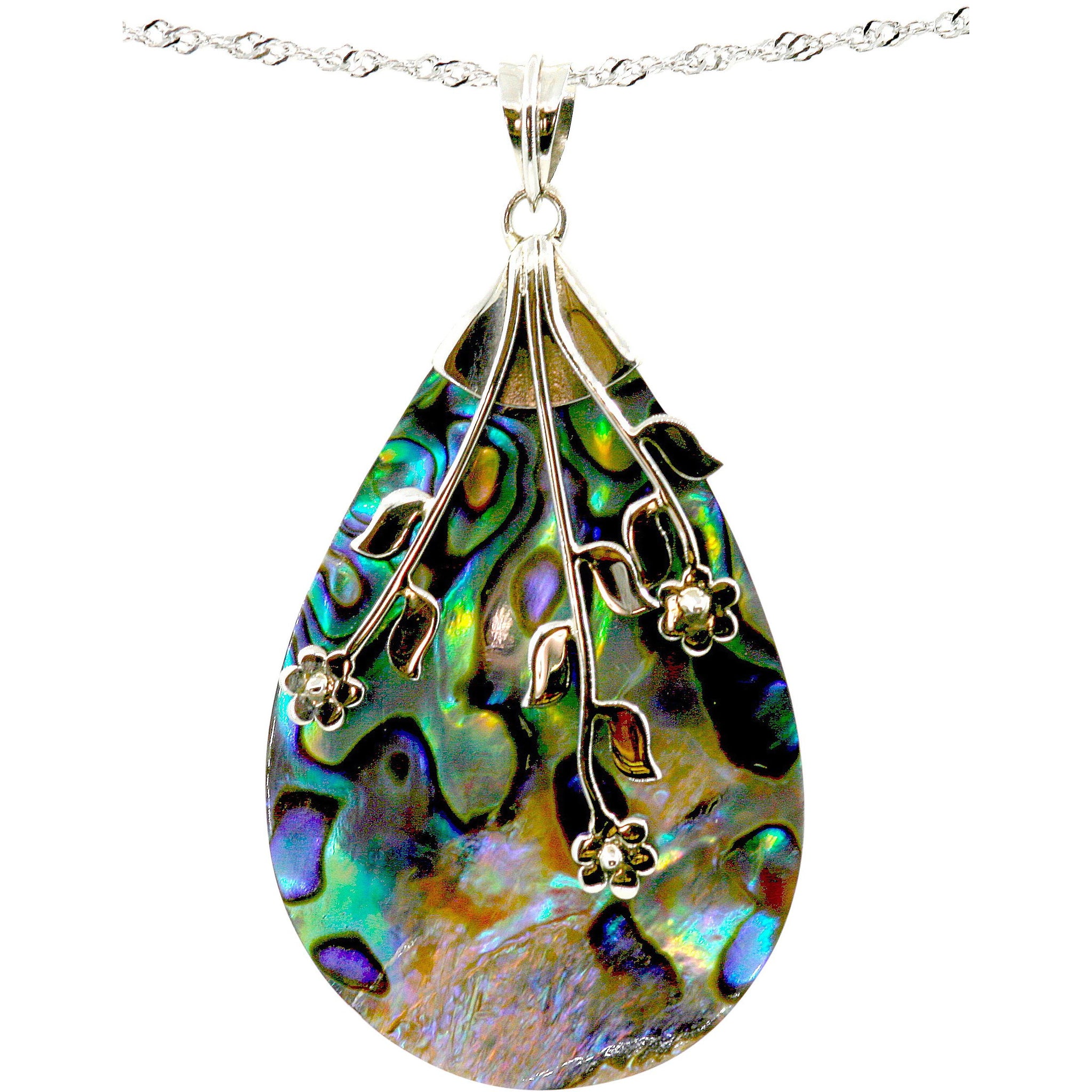 Flores Abalone Necklace