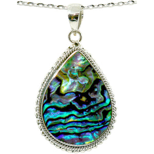 Classica Pear Shape Abalone Necklace
