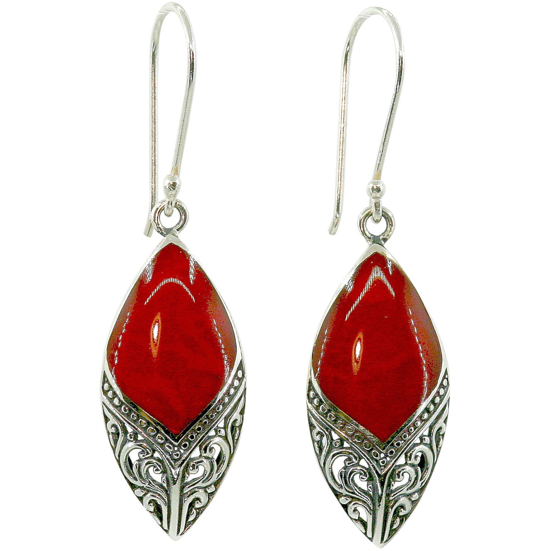 Arabesque Coral Earrings