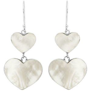 Sweet Hearts Mother of Pearl Earrings