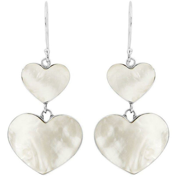 Sweet Hearts Mother of Pearl Earrings