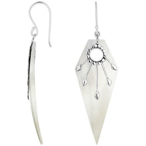 Starburst Mother Of Pearl Earrings