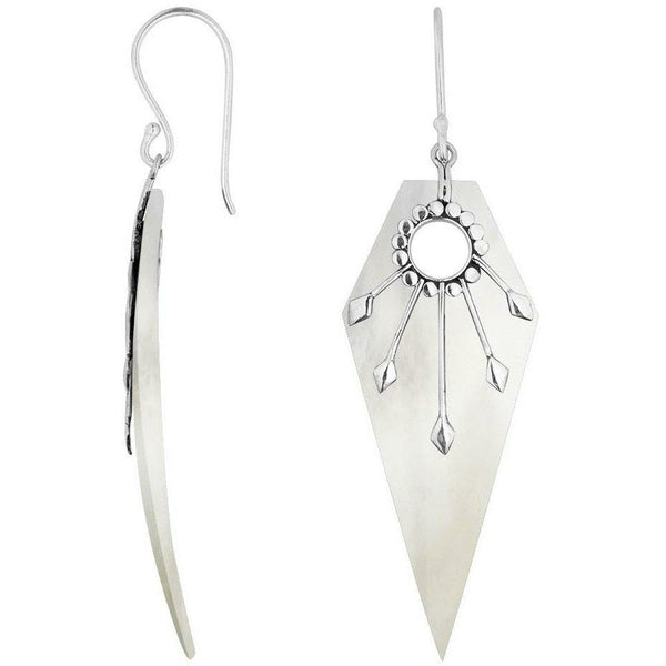 Starburst Mother Of Pearl Earrings