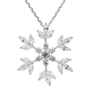 Ice Snowflake Necklace