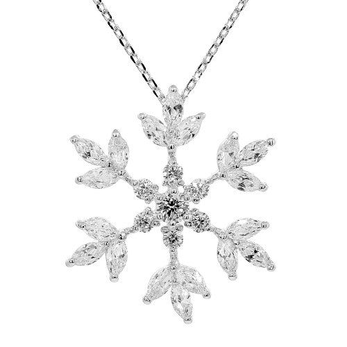 Ice Snowflake Necklace