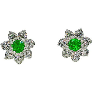 La Fleur Emeraude Earrings