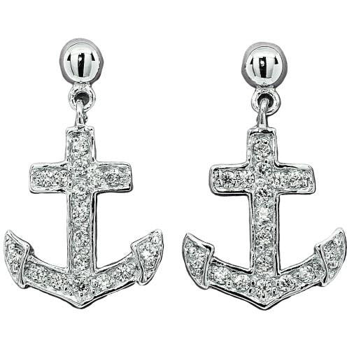 Nautical Anchor Earrings