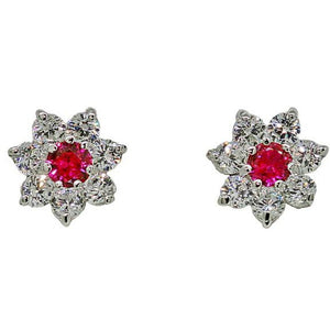 La Fleur Rouge Earrings