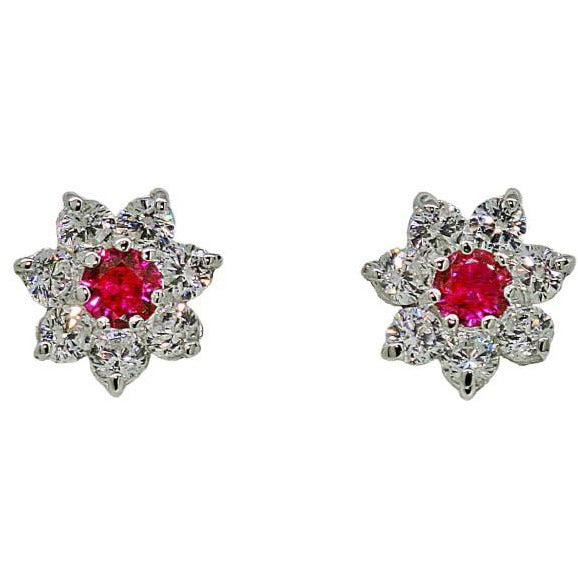 La Fleur Rouge Earrings