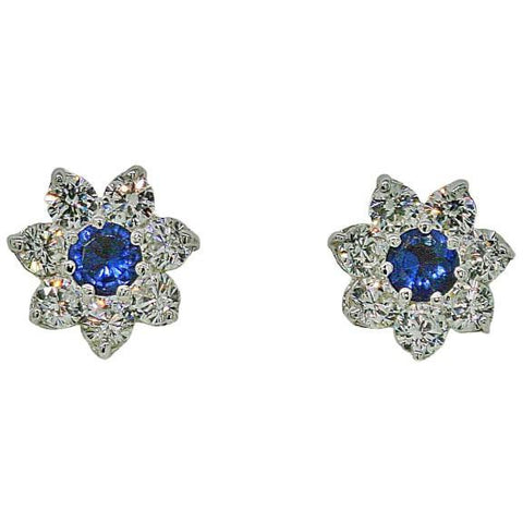 La Fleur Bleue Earrings